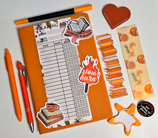 Pack de livresque, pack de lecture pour les débutants. Pack ultime book journaling. Bookish bundle for beginner
Carnet de lecture, inspiration journaling, bullet journal, bookish bundle