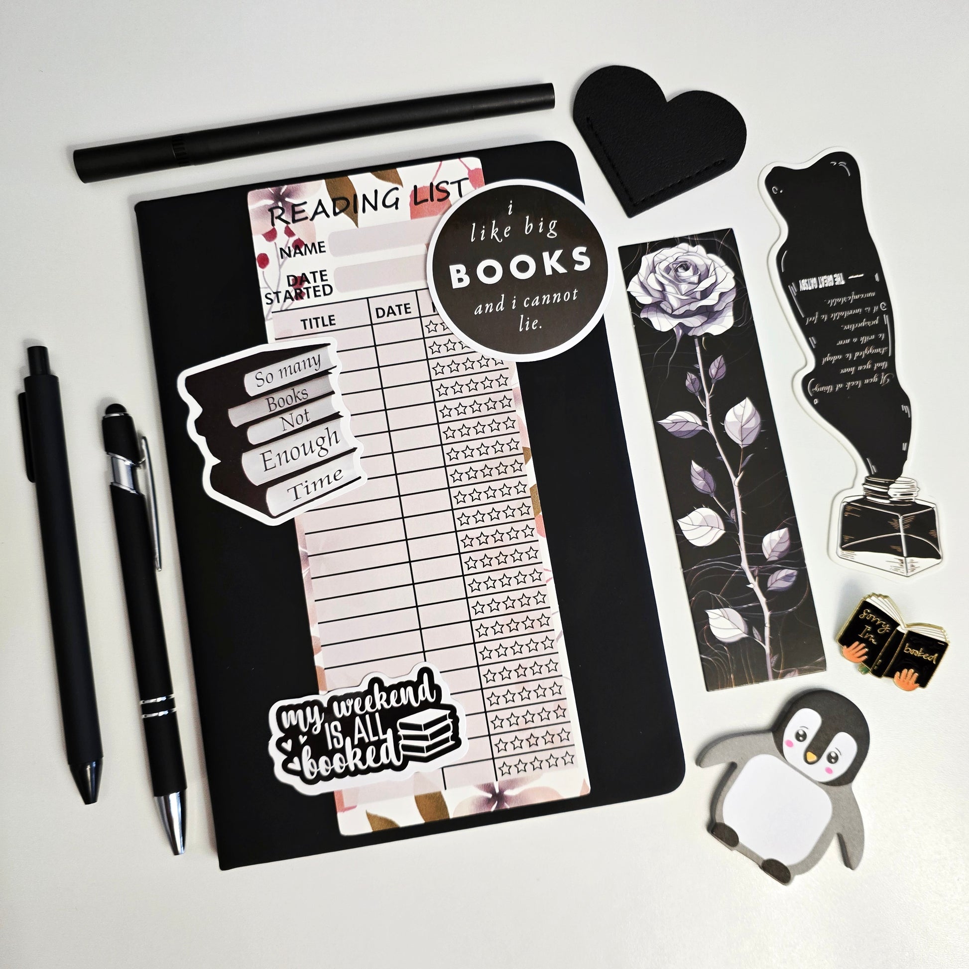 Pack de livresque, pack de lecture pour les débutants. Pack ultime book journaling. Bookish bundle for beginner
Carnet de lecture, inspiration journaling, bullet journal, bookish bundle