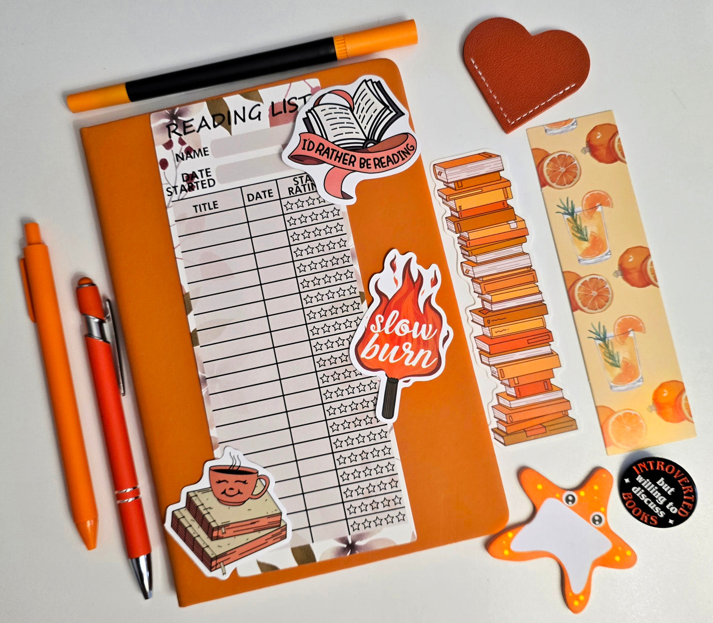 Pack de livresque, pack de lecture pour les débutants. Pack ultime book journaling. Bookish bundle for beginner
Carnet de lecture, inspiration journaling, bullet journal, bookish bundle